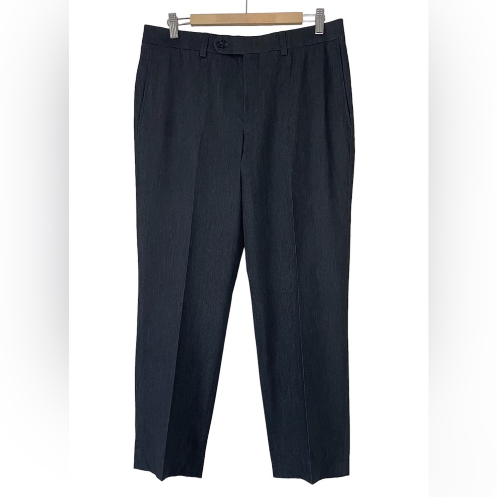 Riviera Mens Gray Dress Pants w/Flex Technology Size 34